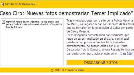 Virus con falsa noticia de Ciro Castillo es enviado a los correos electrónicos