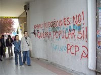 Pintas terroristas incitan levantamiento de armas en Chiclayo