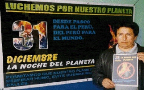 La noche del planeta: campaña ecológica espera disminuir contaminación en Pasco, Huánuco, Junín y Huancavelica