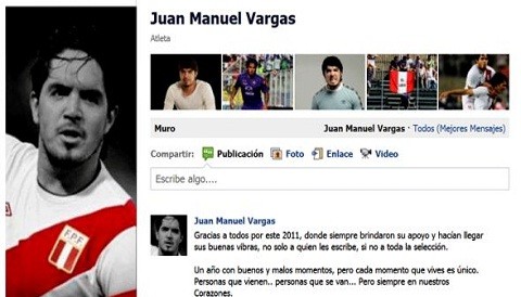 Juan Vargas recuerda a su abuelo con emocionante mensaje en Facebook