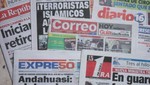 Vea las portadas de los principales diarios peruanos para hoy domingo 1 de enero
