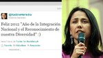 Nadine Heredia da la bienvenida al Año de la 'Integración Nacional'