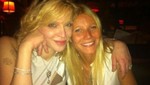 Gwyneth Paltrow y Courtney Love juntas en fiesta de Año Nuevo