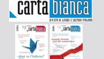 Presentan revista italiana cultural 'Carta Blanca'