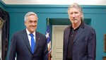 Presidente chileno recibió a ex líder de la banda Pink Floyd