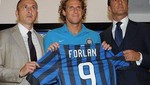 Diego Forlán: 'Es una gran oportunidad el jugar por el Inter'