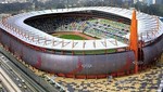 Mallas de seguridad en el Estadio Nacional