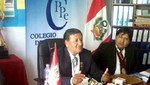 Eligen nuevo secretario del Consejo Directivo del Colegio de Profesores del Perú