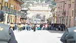 Ayacucho : universitarios y policías sostuvieron enfrentamiento