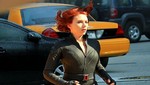 Se filtran fotos de Scarlett Johansen en 'The Avengers'