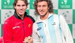 Rafael Nadal y Juan Mónaco juegan el primer partido de la gran final de la Copa Davis