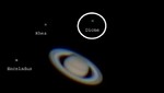 Detectan atmósfera en una de las lunas de Saturno