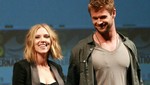 Scarlett Johansson y Chris Hemsworth juntos en 'Los vengadores'