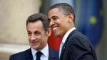 Obama le dice a Sarkozy: Afortunadamente la niña se parece a Carla