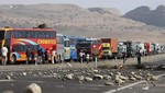 Último: Vuelven a bloquear Panamericana Sur en Cañete