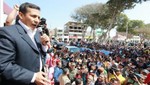 Ollanta Humala inauguró obras de electrificación y carretera en Áncash