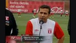 Ollanta Humala entrenó con la selección en la Videna