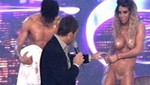 Bailarina se desnudó en programa de Marcelo Tinelli (Video)