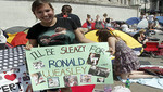 Fans de Harry Potter acampan en la Plaza Trafalgar