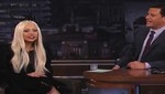 Lady Gaga en el programa de Jimmy Kimmel (video)