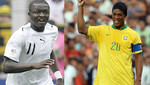 Brasil enfrenta hoy a Ghana en el retorno de Ronaldinho a la selección