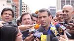 Venezuela: Precandidato Henrique Capriles recorre Caracas en caravana