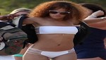 Rihanna se deja ver en bikini en Barbados