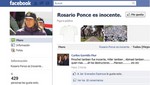 Rosario Ponce tiene seguidores en Facebook que creen en su inocencia