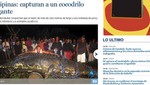 Capturan a cocodrilo de una tonelada