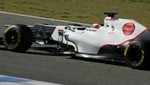 El Sauber F1 Team lanza el C31 en Jerez