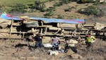Apurímac: Dos muertos y 47 heridos deja volcadura de ómnibus