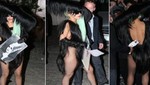 Lady Gaga lució un vestido de cabello