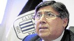 Guillermo Alarcón declaró en emergencia a Alianza Lima