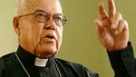 Monseñor Bambarén sobre Artemio: 'No hay amnistías que debatir'