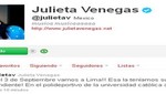 Julieta Venegas entusiasmada con su visita al Perú