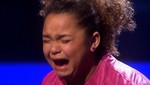 Niña rompe en llanto al ser eliminada del concurso 'Factor X' (Video)