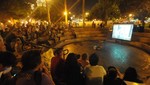 'Cine bajo las estrellas' en el Parque Central de Miraflores