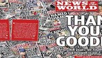 News of the World: 'Gracias y adiós' en su despedida