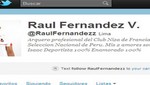 Supuesto 'tweet' de Raúl Fernández causa polémica