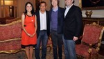Mick Jagger se reunió con Ollanta y Nadine