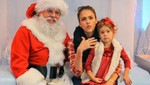 Jessica Alba lleva a su hija Honor a ver a Santa Claus