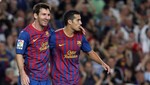 Barcelona venció por 2-0 al Racing de Santander por la liga española