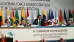 Ex presidentes firman Declaración de Lima