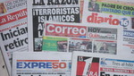 Vea las portadas de los principales diarios peruanos para hoy domingo 11 de diciembre