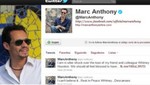 Marc Anthony llora la muerte de Whitney Houston