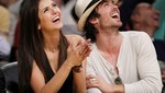 Ian Somerhalder y Nina Dobrev en el lanzamiento The CW