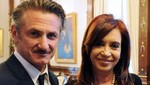 El actor Sean Penn se reunió con la presidenta Cristina Fernández