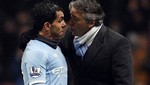 Carlos Tévez señala que casi se va a los golpes con Mancini