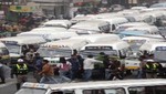 Paro hace escaso transporte vehicular en Lima