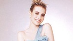 Emma Roberts hermosa en la premier de 'I do know how she does it'